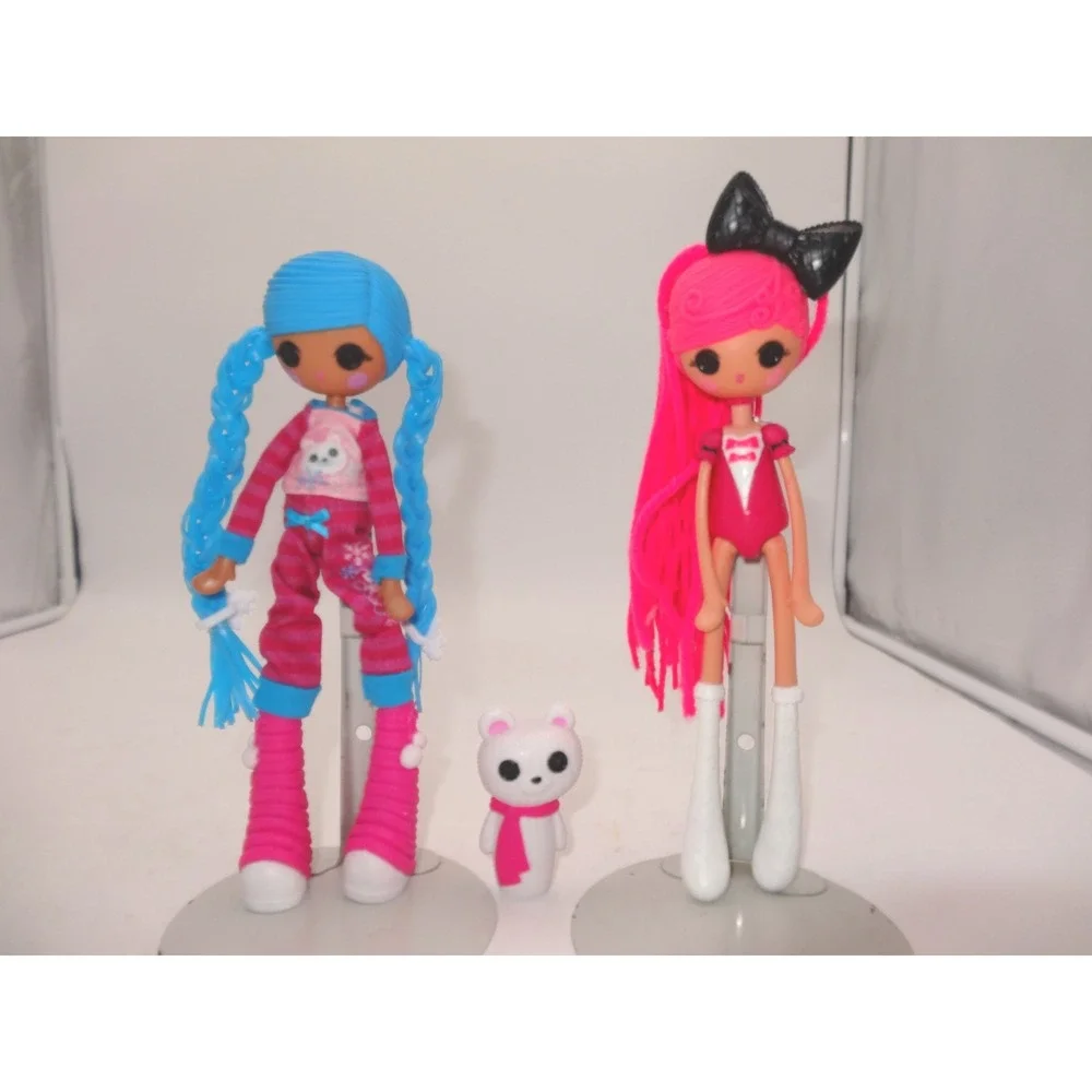 Lalaloopsy Girls Mittens Fluff N Stuff Confetti Carnivale Doll Set with Pet Bear